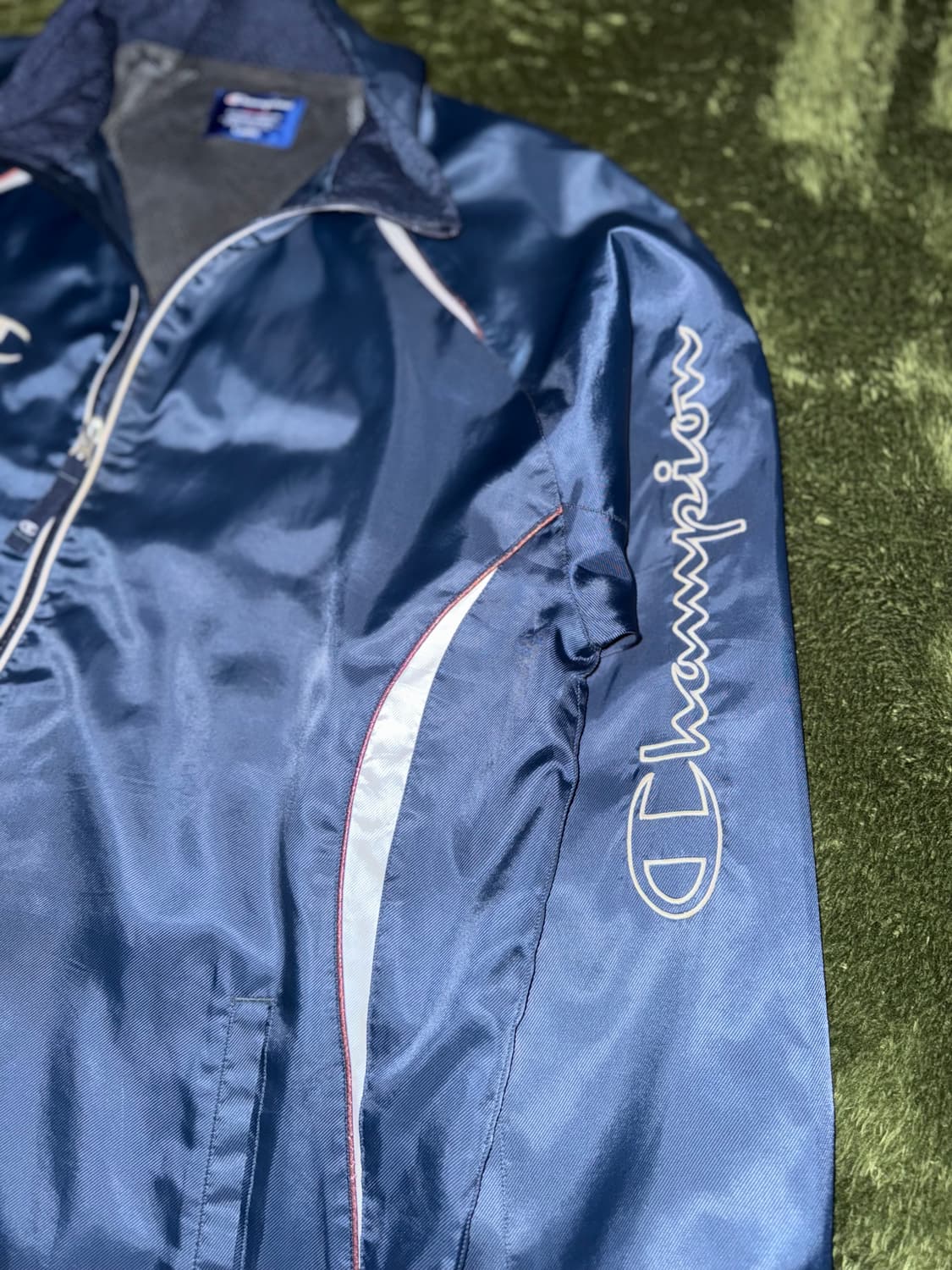 [L] 챔피온 재팬 엠브로이더리 로고 트랙 자켓 네이비 상품이미지4