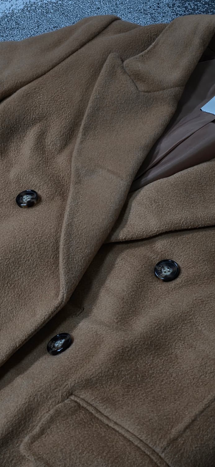 쥬크 ZOOC 울캐시미어 카멜 롱 코트 55 상품이미지3