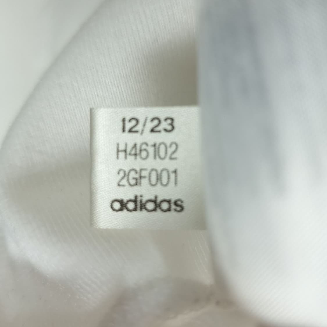 [아디다스] 로고 자수 삼선 화이트 져지 트랙탑 집업 자켓 M20122 상품이미지9