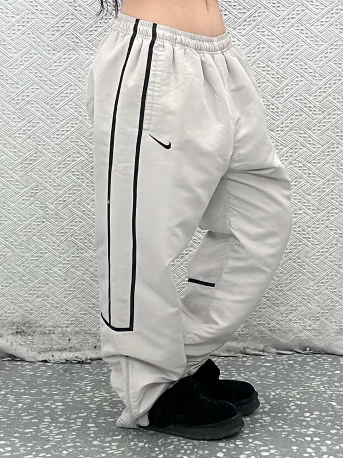 나이키 올드스쿨 빈티지 사이드라인 바람막이 트랙팬츠 XL C09023 상품이미지1