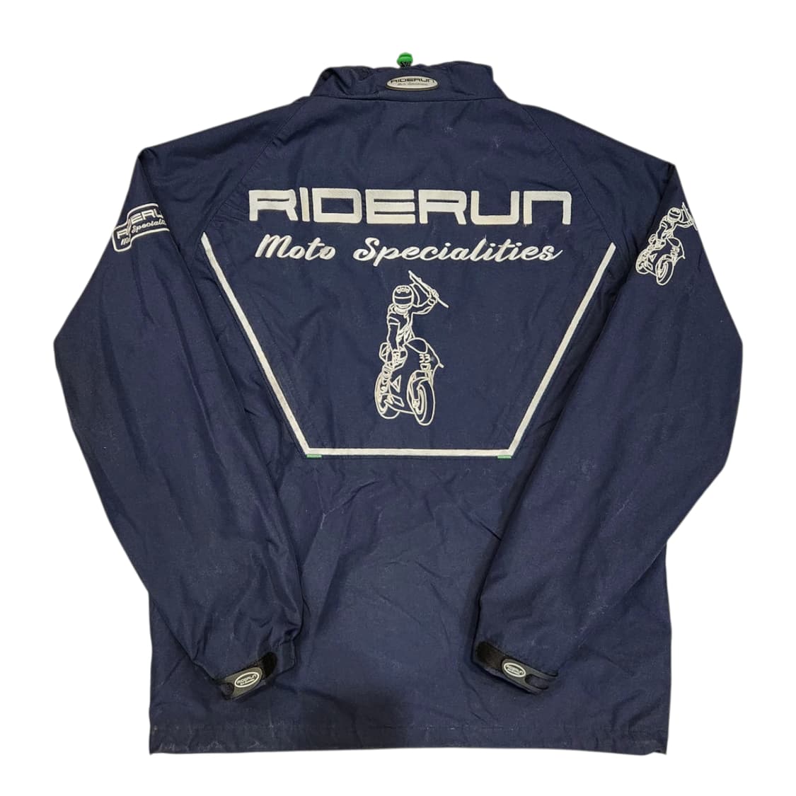 RIDERUN 모토 프린팅 바람막이 자켓 상품이미지1