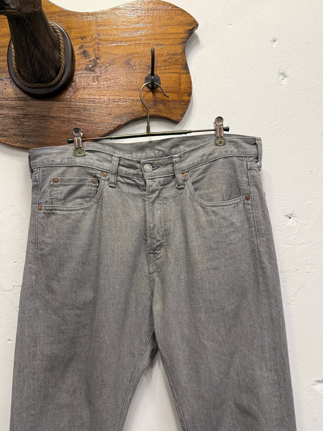 34inch) FULLCOUNT 풀카운트 Gray Selvedge Jea 상품이미지6