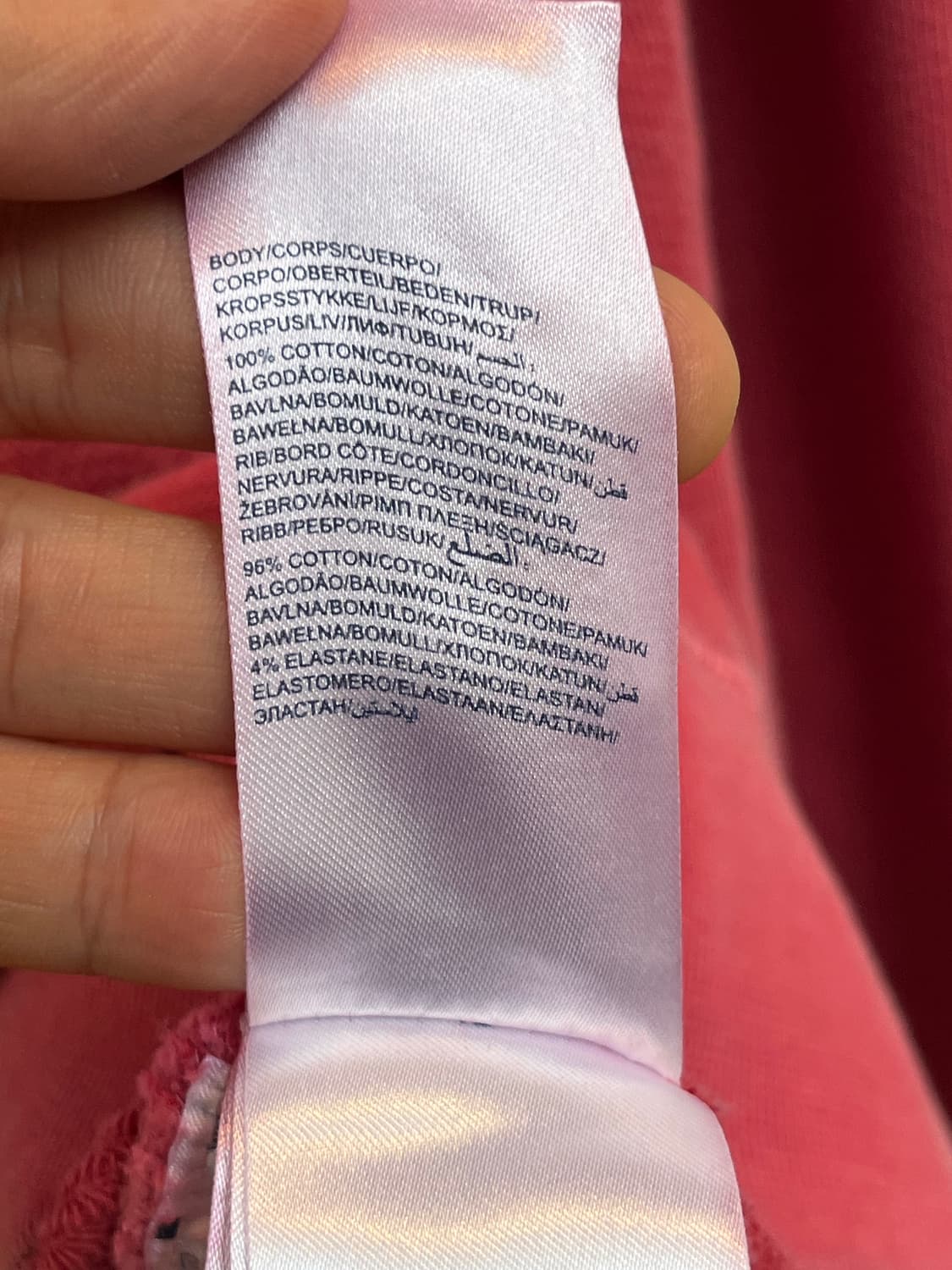 Tommy Hilfiger 핑크 스웨트 셔츠 M 상품이미지9