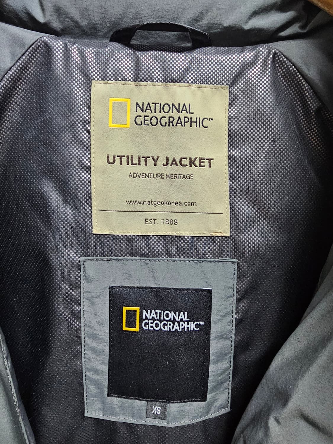 내셔널지오그래픽 여성 덕다운 푸퍼패딩 XS 오버핏 상품이미지3