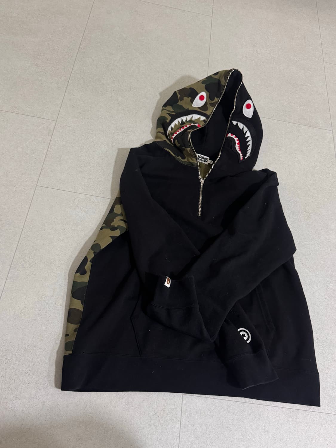 베이프 하프집업 녹계카모 상품이미지1