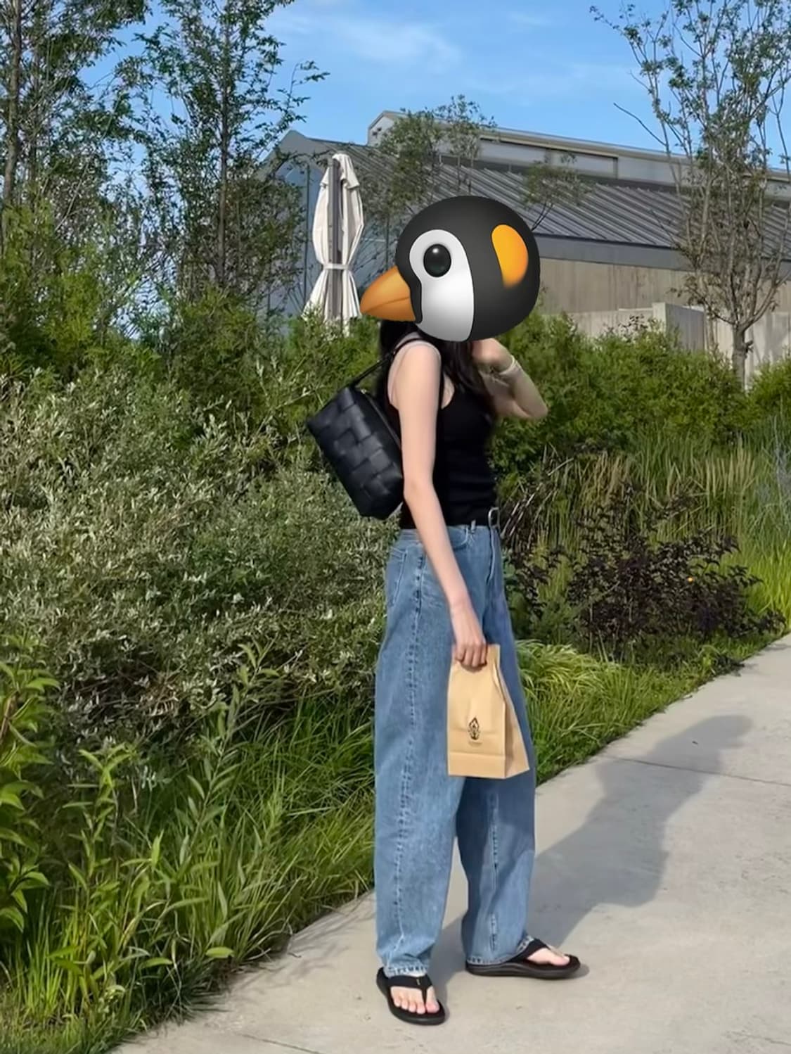 보테가베네타 브릭 카세트 숄더백 블랙 상품이미지3