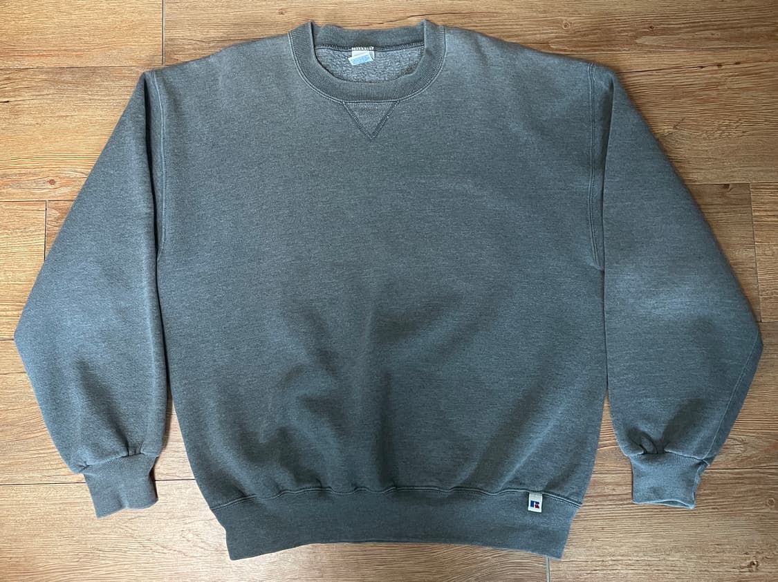 90s 러셀 애슬레틱 스웻셔츠 그레이 미제🇺🇸 상품이미지1