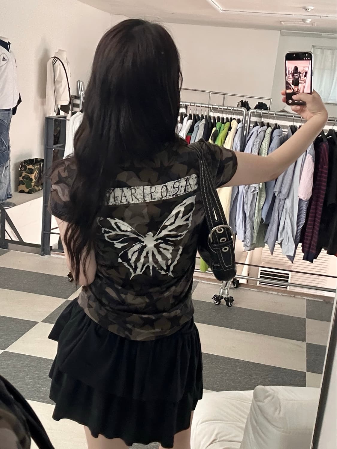 발렌티노 카모 스타 마리포사 반팔 티셔츠   상품이미지9