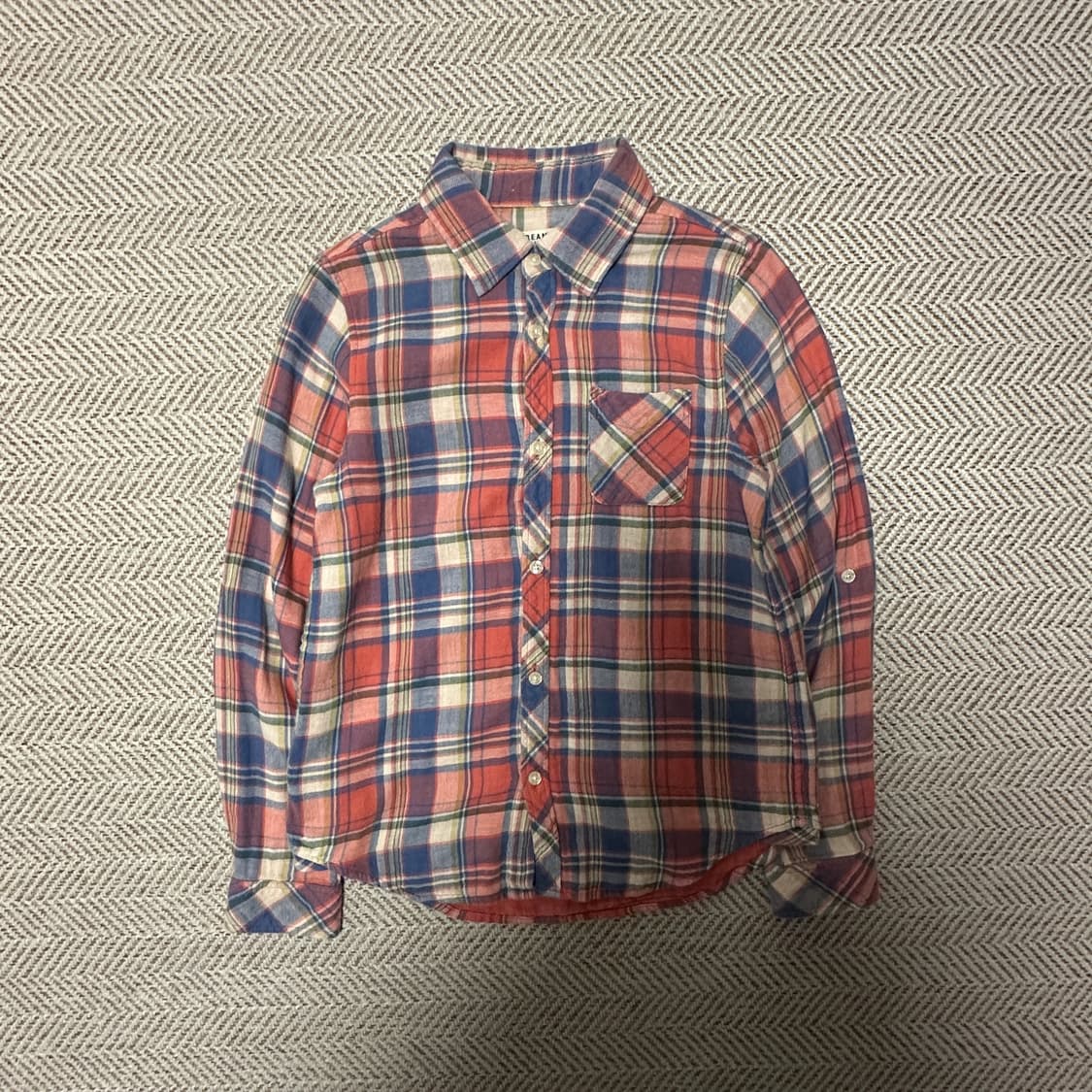 BEAMS check shirt 상품이미지1