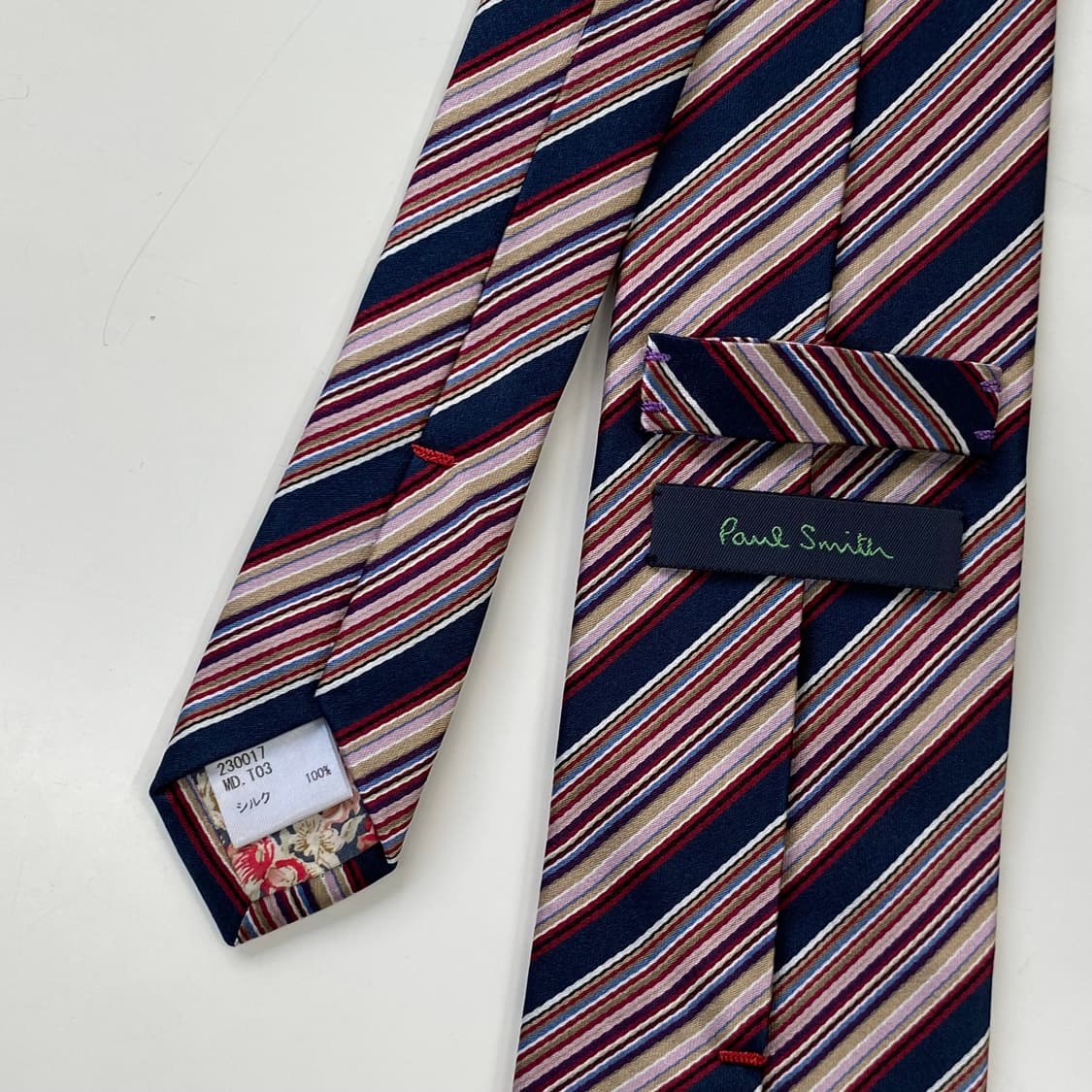 폴스미스(paul smith) 정품 명품 넥타이 7.8cm 상품이미지5