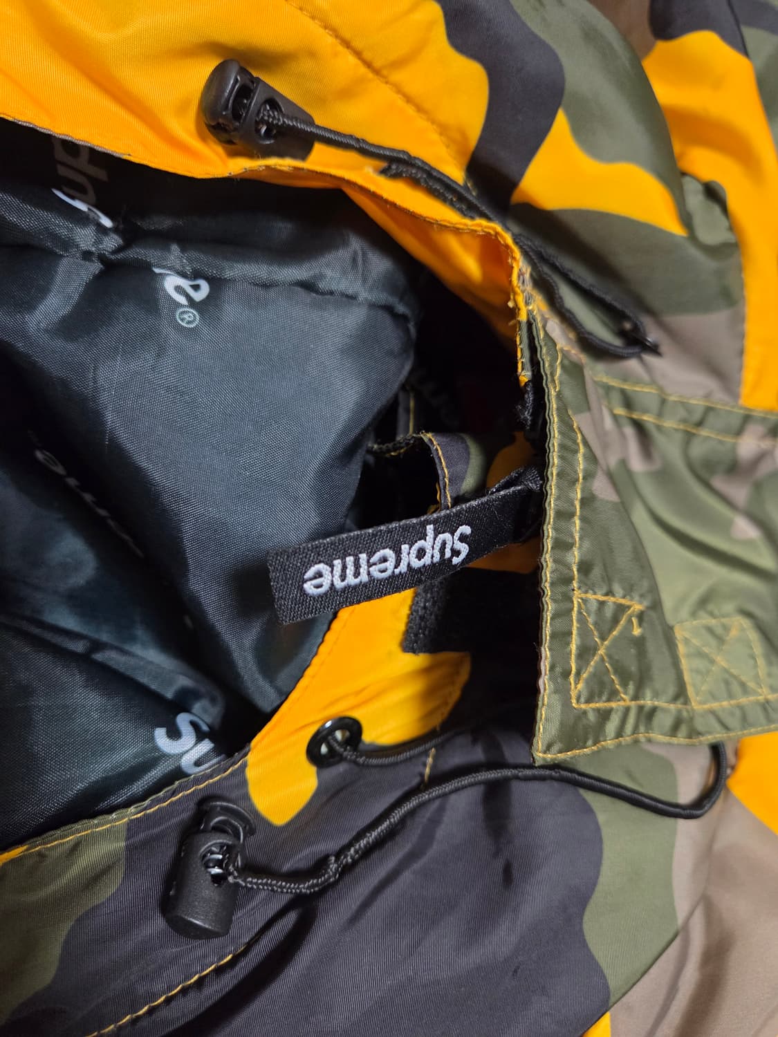 슈프림 후드 로고 하프 집업 아노락 상품이미지5