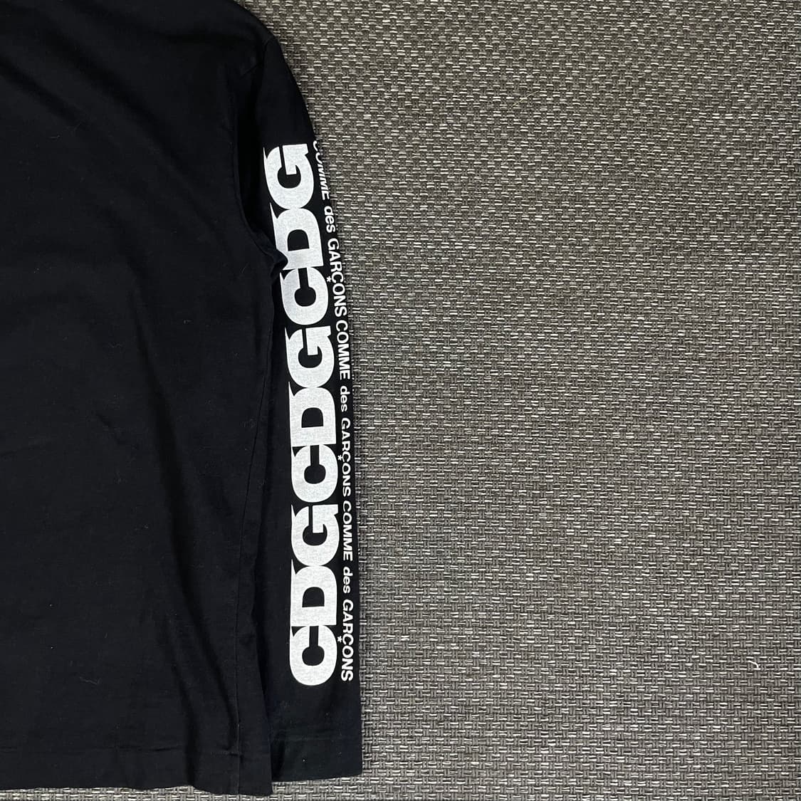 꼼데가르송 CDG 블랙 롱슬리브 티셔츠 L 상품이미지8
