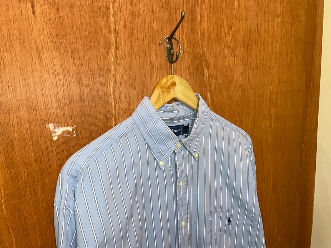 (L) POLO 폴로 랄프로렌 스트라이프 셔츠 블레이크 상품이미지3
