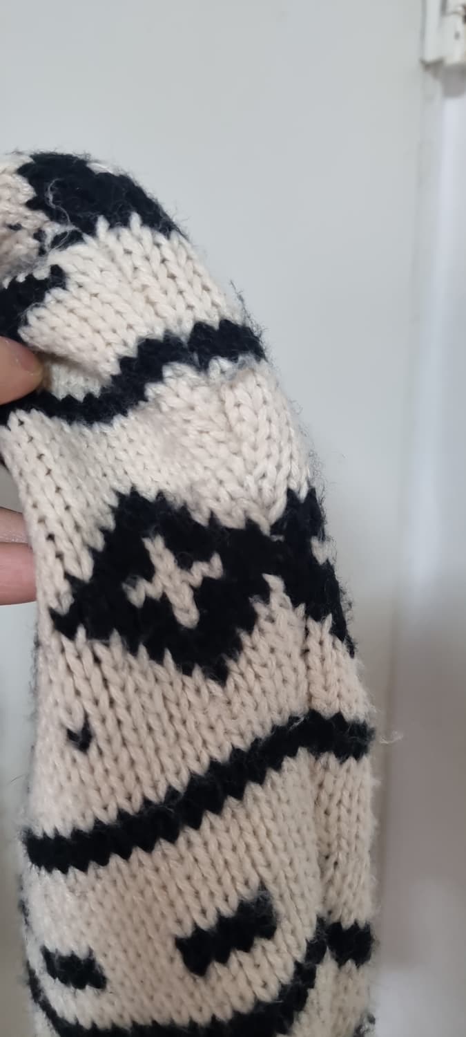 노르딕 패턴 니트 가디건 새옷 상품이미지4