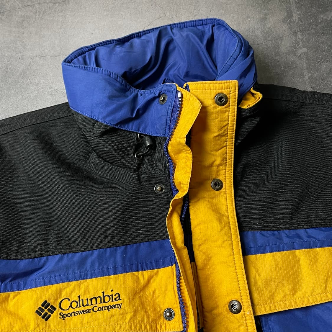 COLUMBIA 1990s 컬럼비아 빈티지 블루 윈드브레이커 A00541 상품이미지2