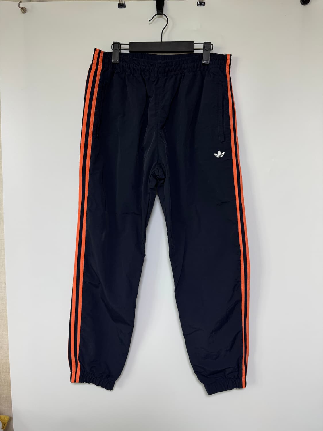 아디다스 삼선 트레이닝 바지 코랄 허리 31-35 XL 상품이미지1