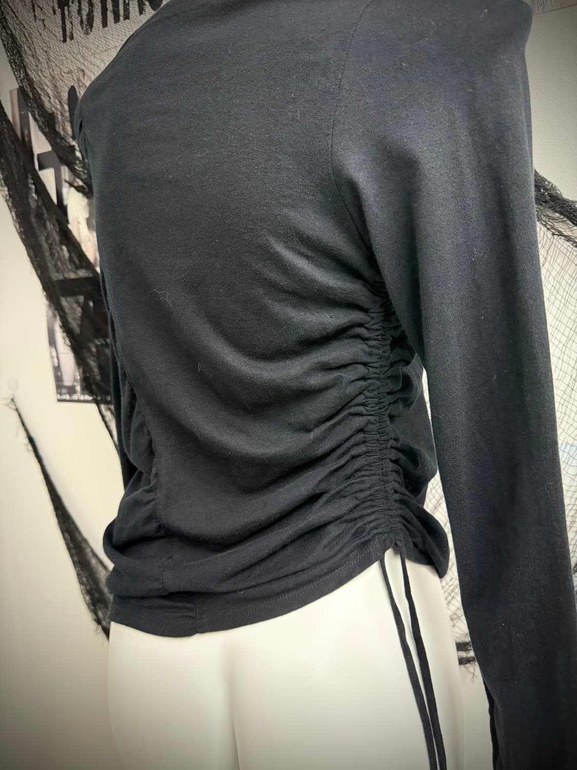 Shirring damaged detail longsleeve 상품이미지7