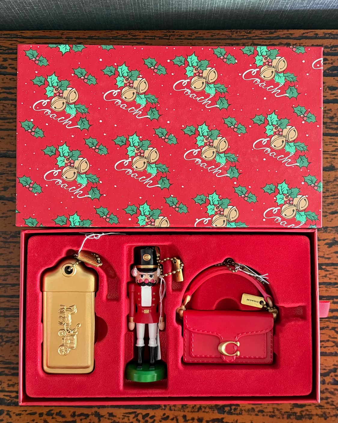 [새상품] 코치 COACH 크리스마스 트리 오너먼트 3종 세트 선물 상품이미지1