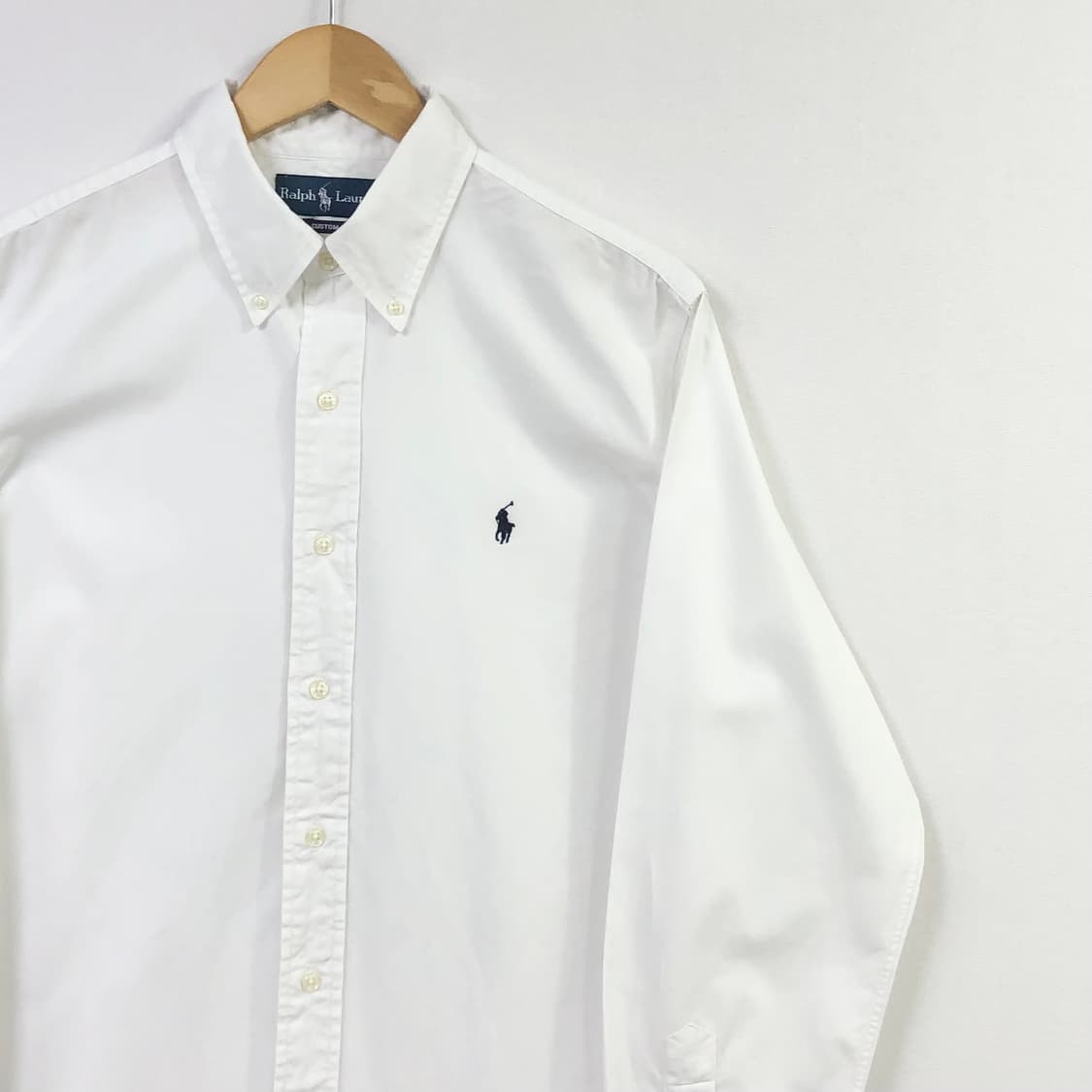 L 폴로 새상품급 화이트 셔츠 상품이미지1
