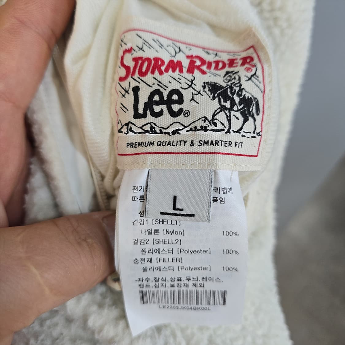 LEE 리 리버서블 양면 쉐르파 플리스 점퍼 L 상품이미지7