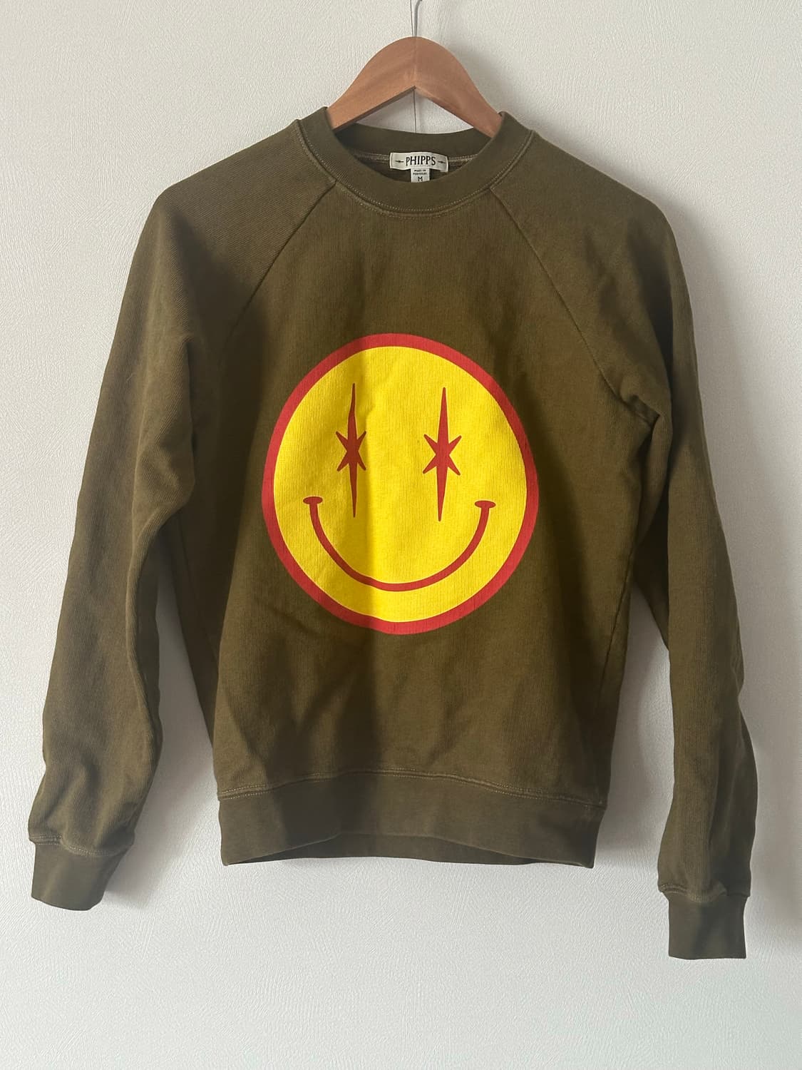 핍스 카키 맨투맨(스웨트셔츠) 상품이미지1