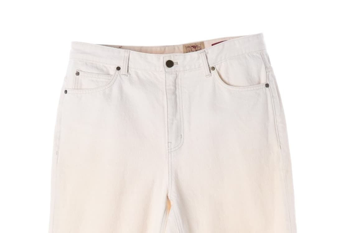 리넥츠 테일러드 레귤러 데님 팬츠 크림 4 상품이미지3