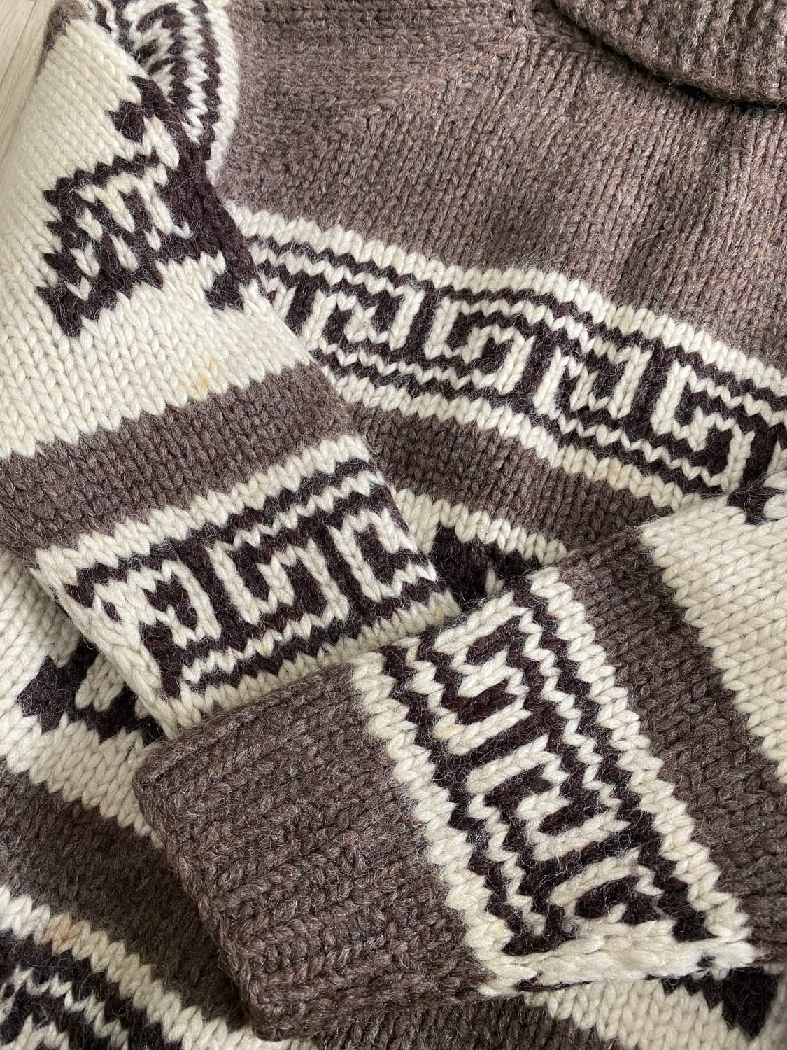 캐나디안 스웨터 컴퍼니 울 코위찬 집업 스웨터 상품이미지7