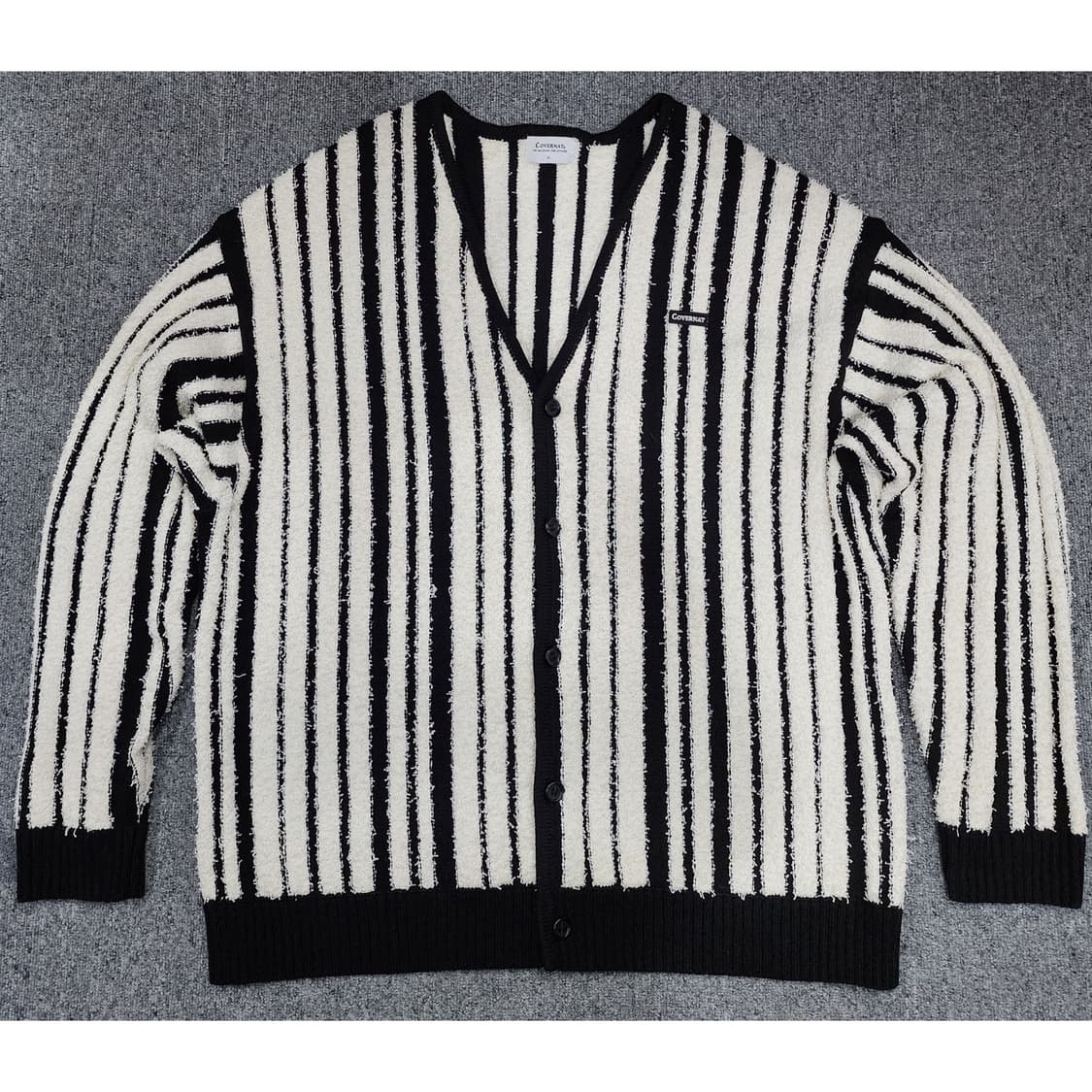 커버낫 버티컬 스트라이프 가디건 XL 상품이미지2