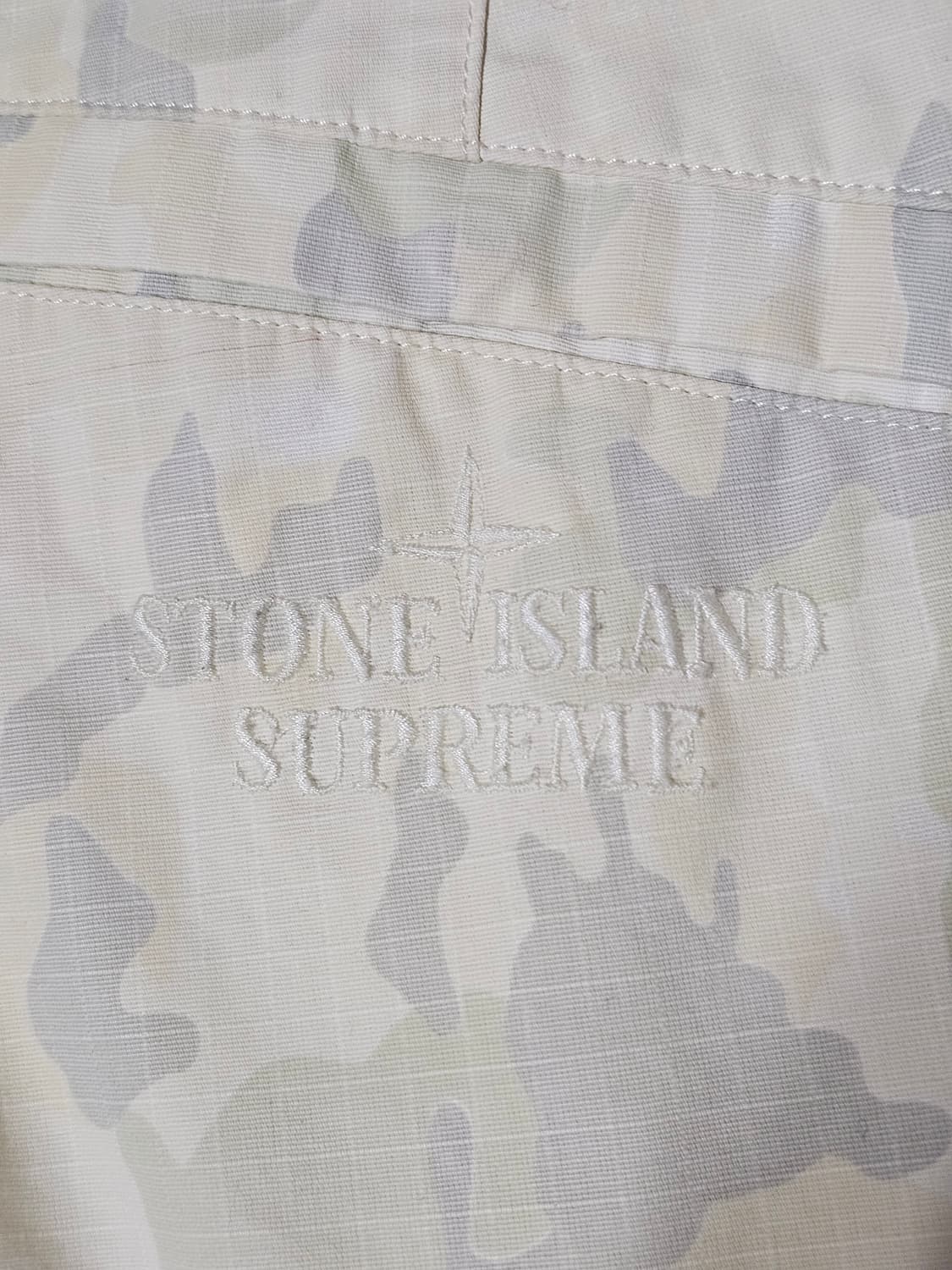 슈프림 x 스톤 아일랜드 리액티브 아이스 카모 립스탑 카고 팬츠 상품이미지4