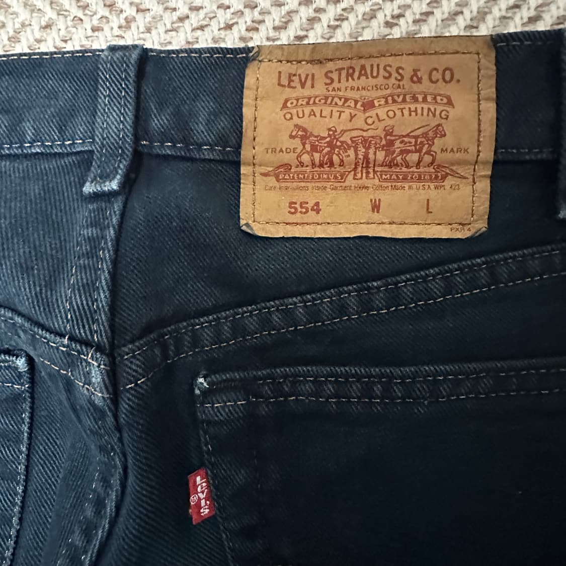 LEVI'S 554 90's usa made denim pants 상품이미지3