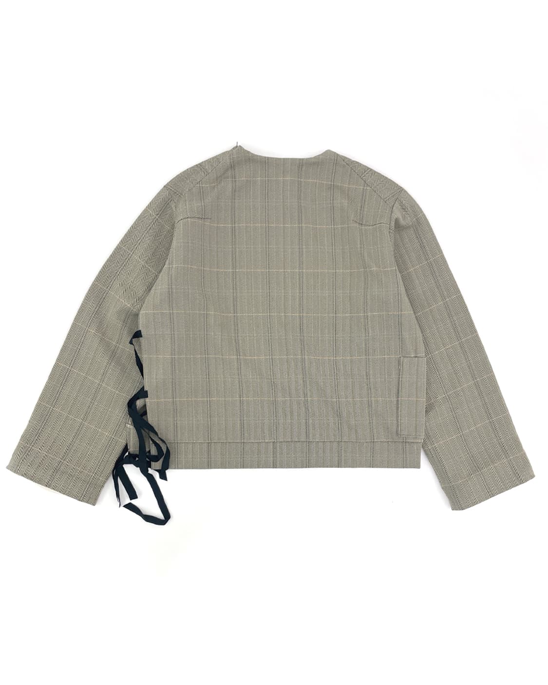 선씨 Sunsea 18AW Polyys 헤링본 트위드 풀오버 3 상품이미지7