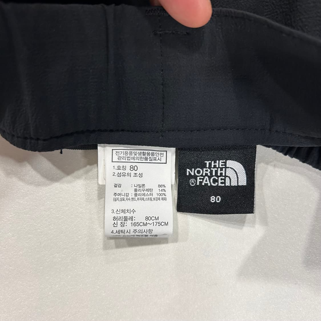 [80] 노스페이스 코듀라 카고바지 블랙 A803 상품이미지9