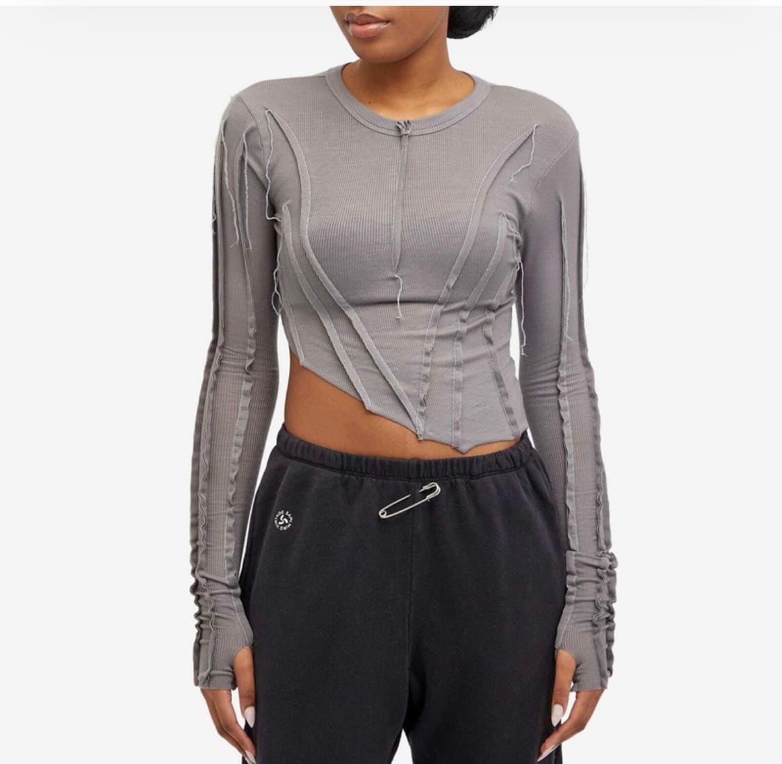 Sami Miro Vintage Women's 롱슬리브 티셔츠 상품이미지2
