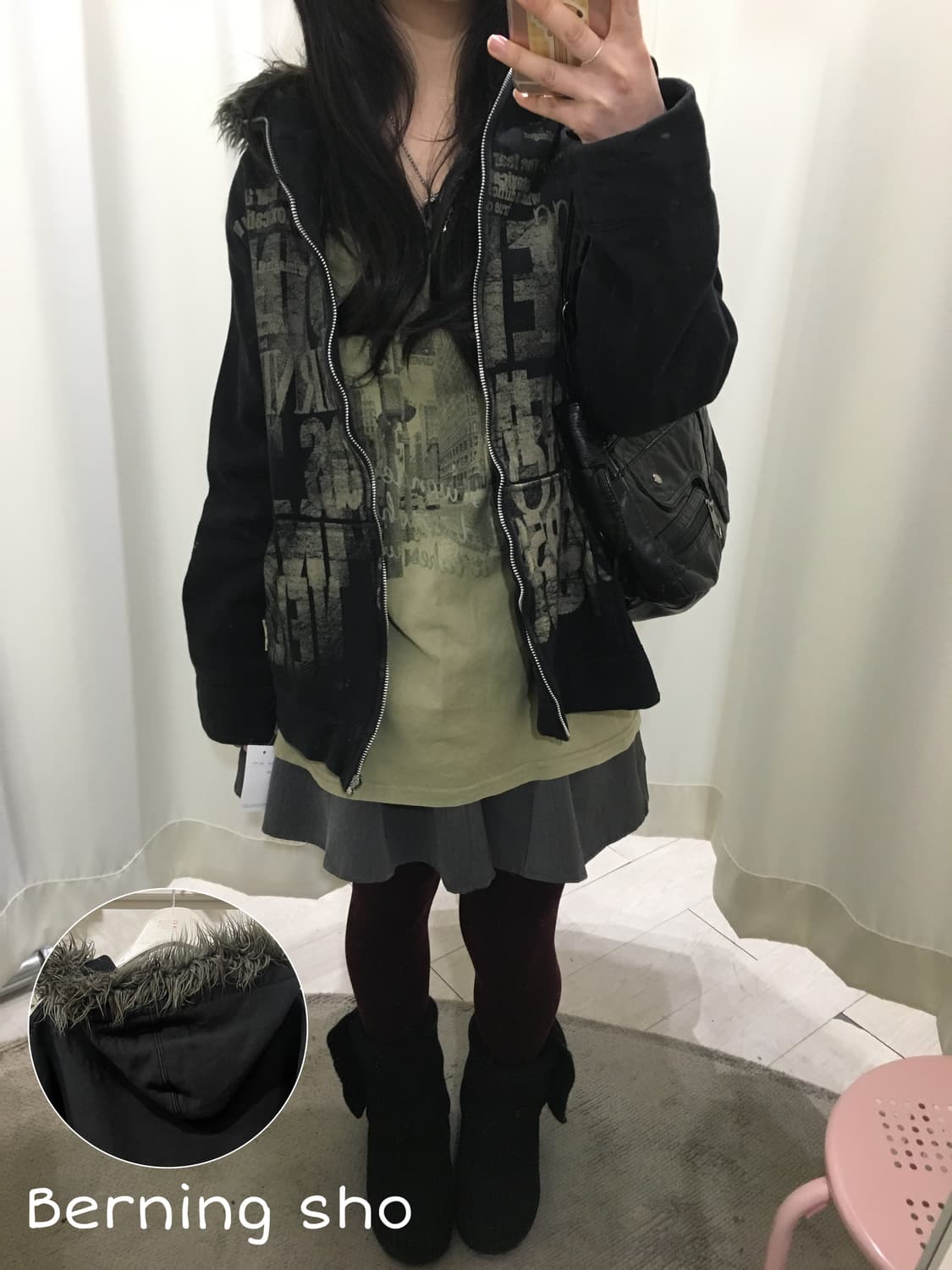 berning sho fur hoodie jk 상품이미지1