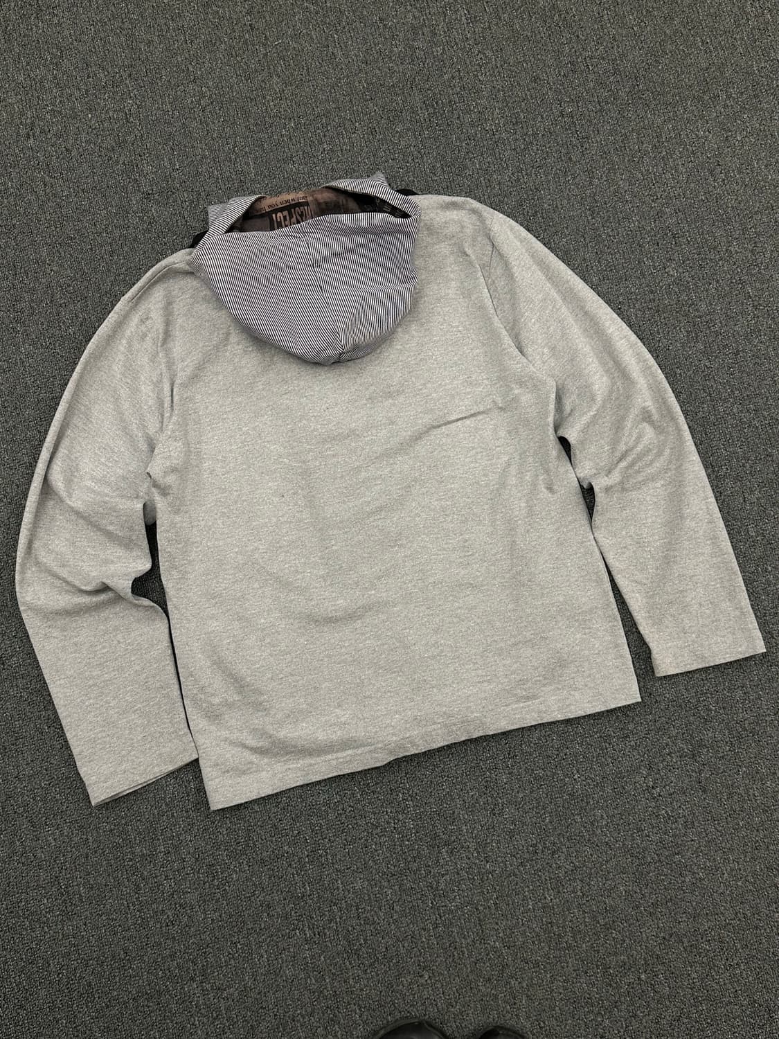 L)Japanese vintage 스트라이프 레이어드 후드집 자켓 상품이미지5