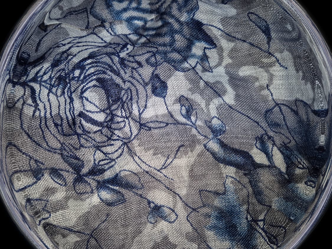 Vintage Blue Rose Fairy Scarf 상품이미지2