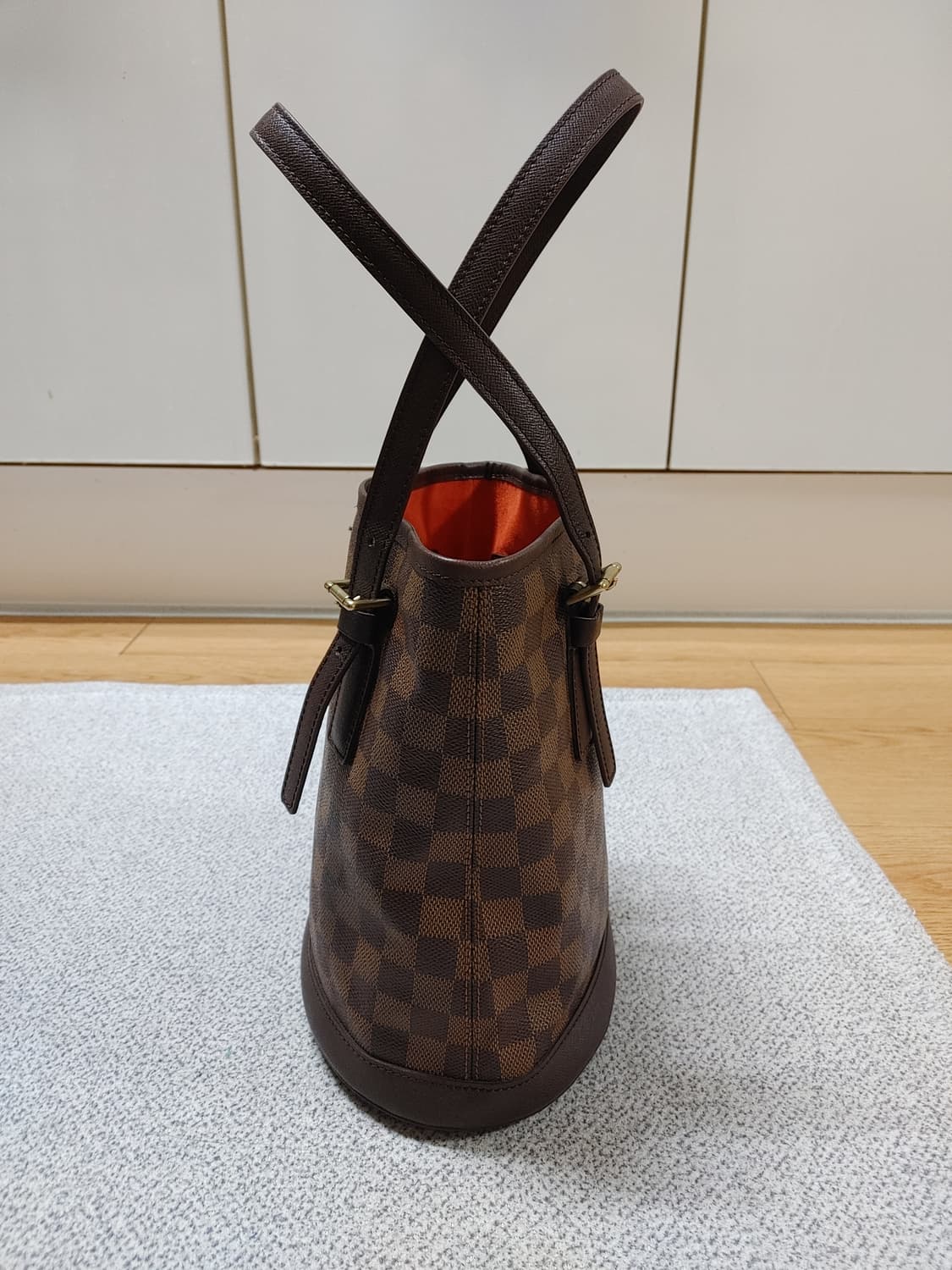 정품 클래식 루이비통 다미에 쁘띠 버킷백 토트백 숄더백 상품이미지5