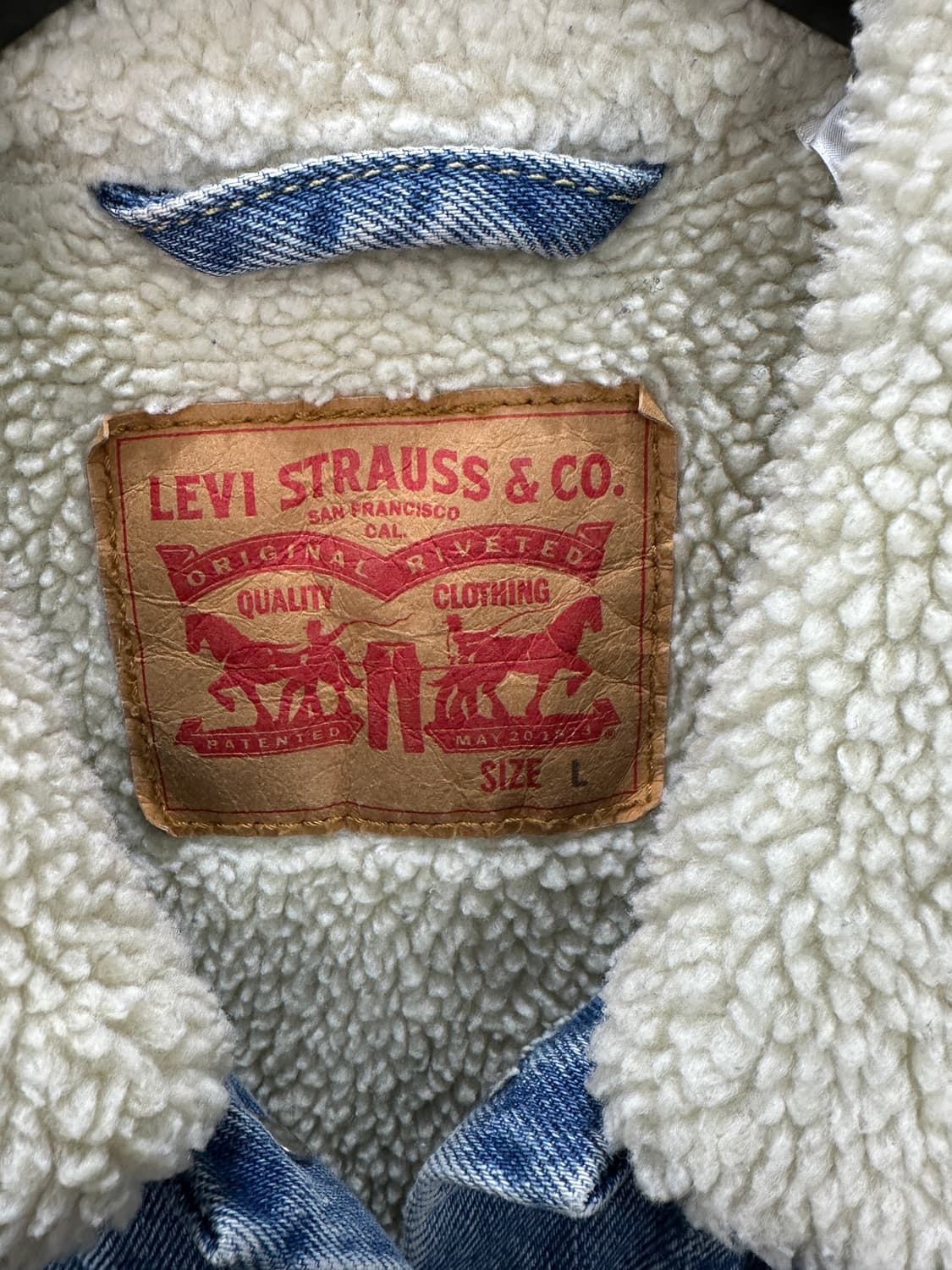 리바이스 쉐르파 트러커 자켓 L 상품이미지6