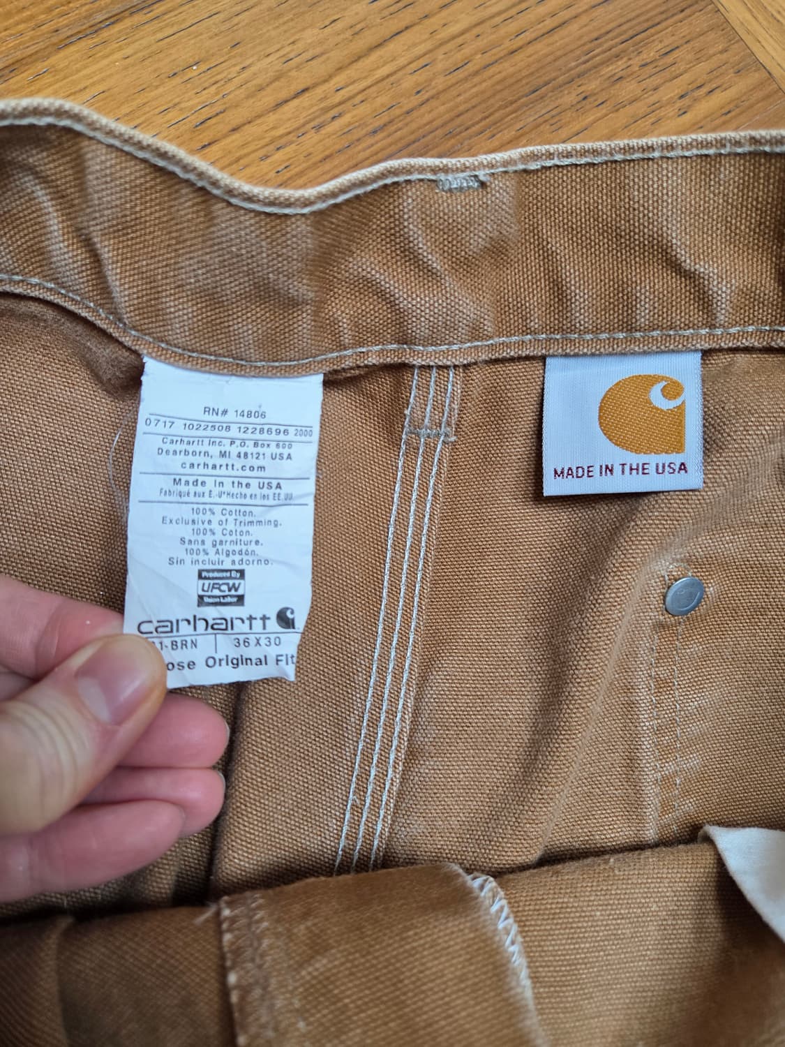 칼하트 페인트 워크웨어 더블니 카펜터 팬츠 상품이미지3