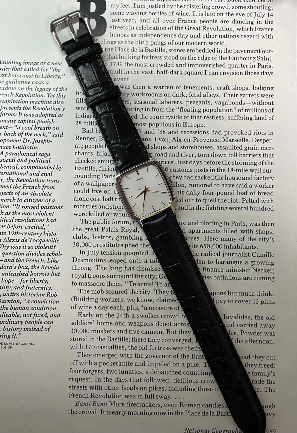 Vintage Seiko Quartz Tank Watch 상품이미지4