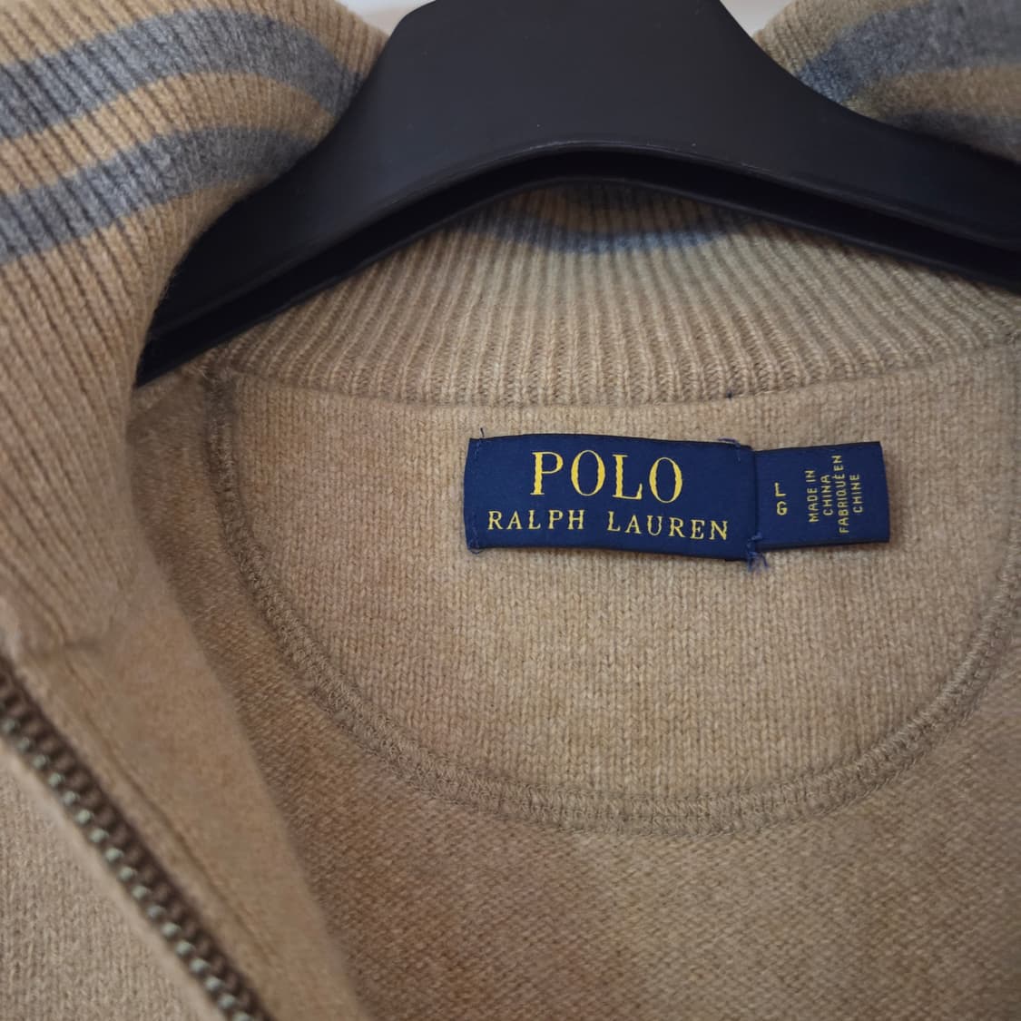 폴로 랄프로렌 울캐시미어 반집업 니트 스웨터 상품이미지3