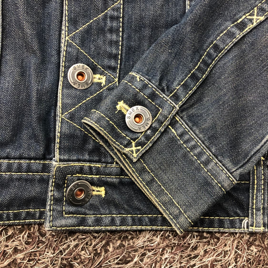 L SMEX JEANS 빈티지 워싱 데님 트러커 자켓 상품이미지2