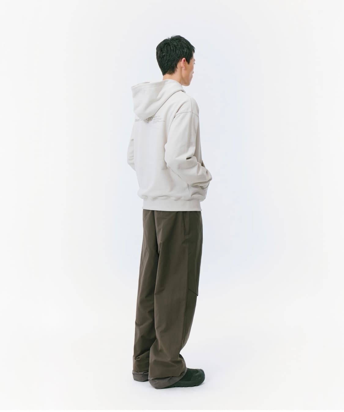 산산기어 로고 후디 라이트 그레이 상품이미지3