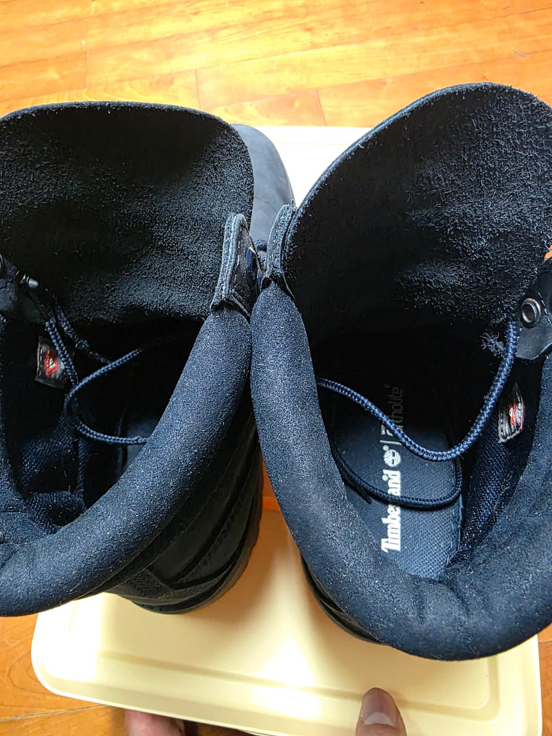 팀버랜드 6인치 네이비 부츠(265) 상품이미지6