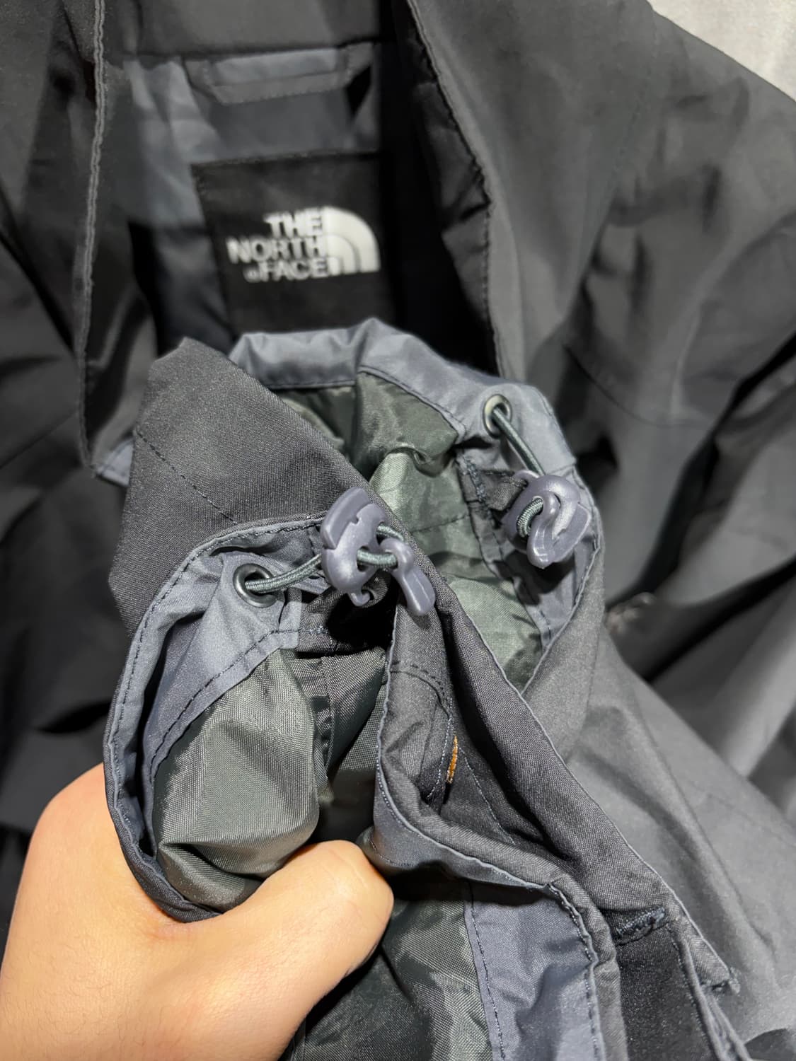 XL 노스페이스 고어텍스 다크그레이 나일론 자켓 상품이미지5