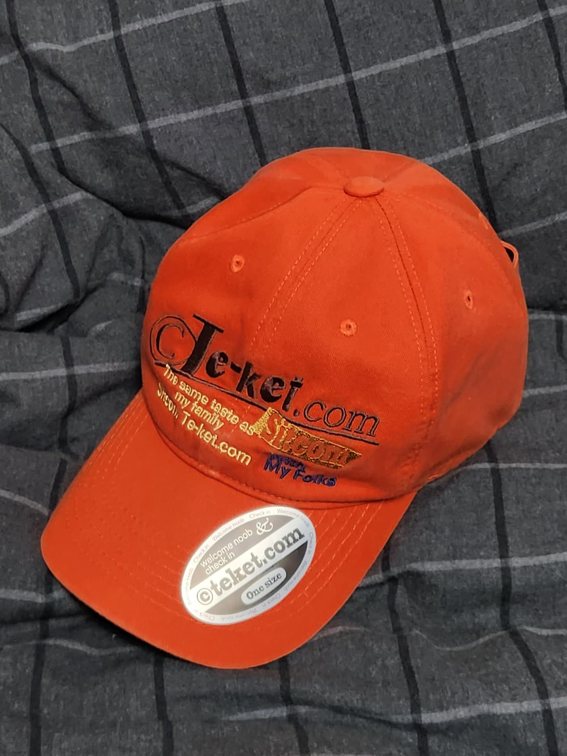 테켓 folks cap orange 상품이미지1