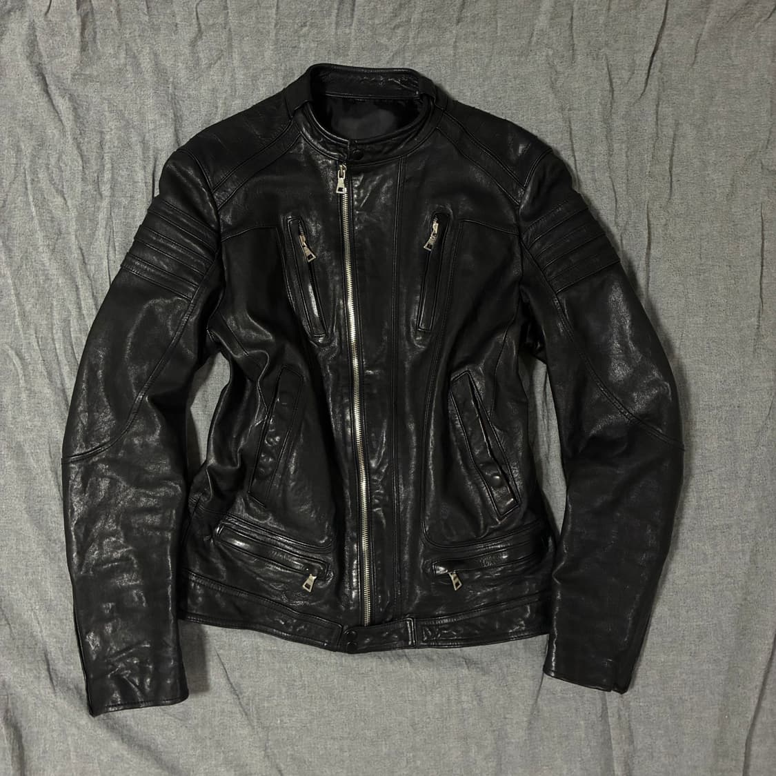 이태리 암가죽 라이더 자캣 상품이미지1