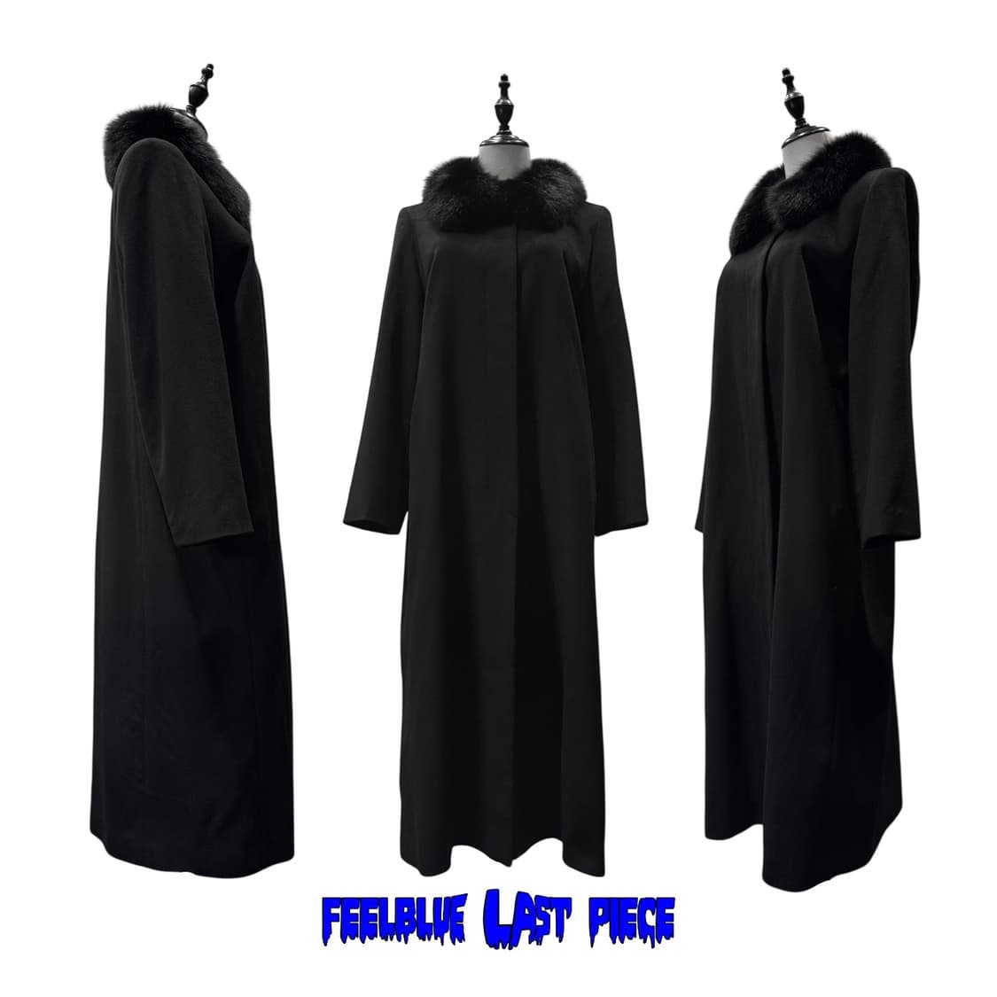 cashmere gothic long Coat 상품이미지4