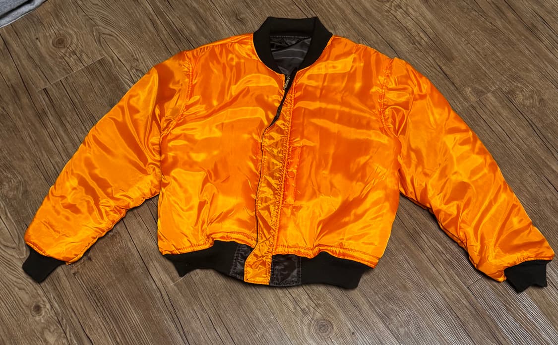 [L] C-4 다크브라운 리버시블 ma-1 항공 점퍼 상품이미지4