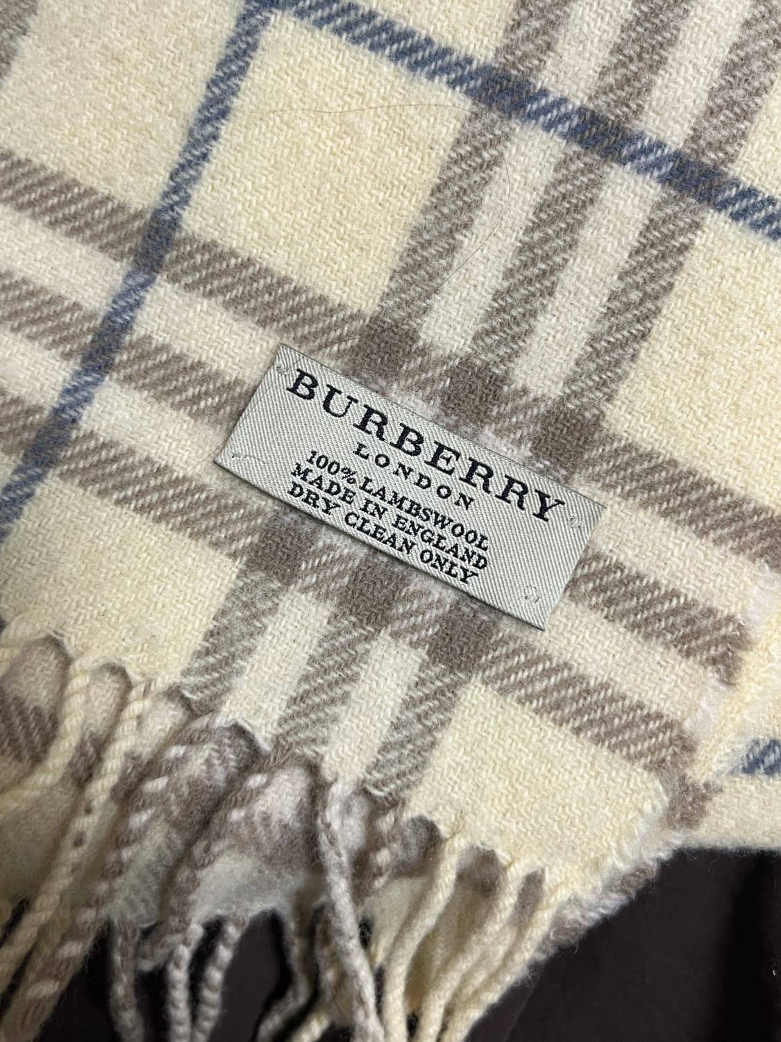 버버리 노바 체크 푸딩 브라운 머플러 목도리 상품이미지2